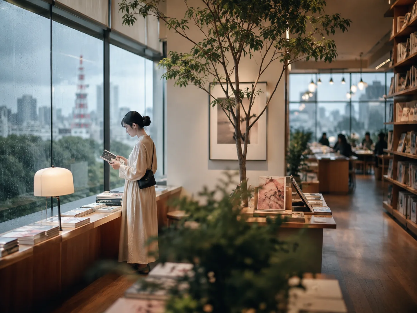 文化施設とカフェを楽しむKibunのイメージ
